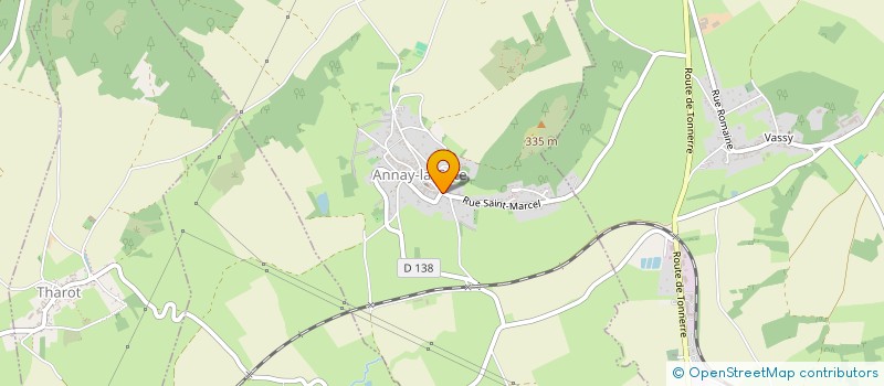 localisation de l'entreprise IMD MORVAN  ANNAY-LA-COTE