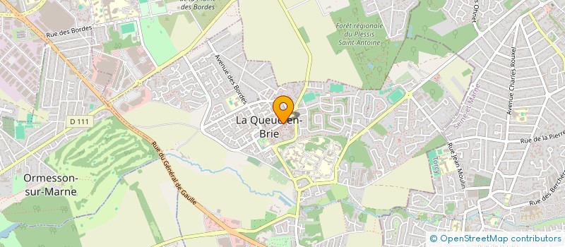 localisation de l'entreprise IMD SPORT à LA QUEUE-EN-BRIE