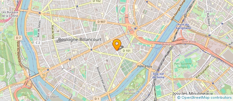 localisation de l'entreprise IMDA PRO à BOULOGNE-BILLANCOURT