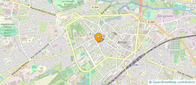 localisation de l'entreprise IMDE. à ARRAS