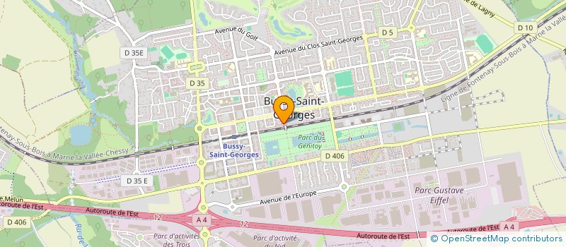 localisation de l'entreprise IMDESIGNER  BUSSY-SAINT-GEORGES