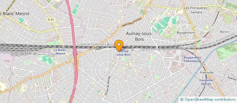 localisation de l'entreprise IMDEV INVEST à AULNAY-SOUS-BOIS