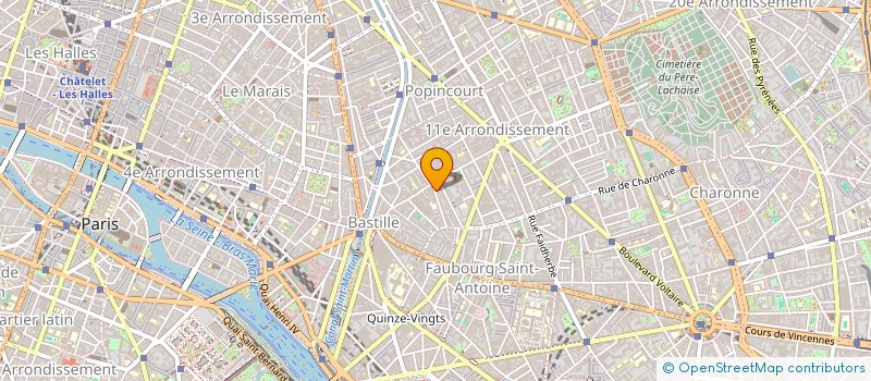 localisation de l'entreprise IMDM  PARIS