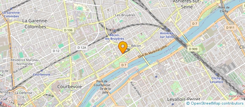 localisation de l'entreprise IME à COURBEVOIE