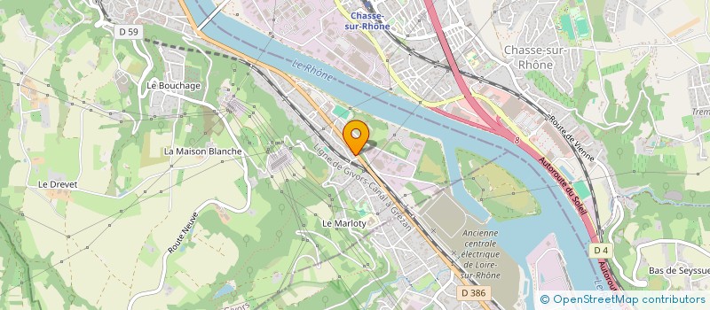 localisation de l'entreprise IME COMPANY  GIVORS