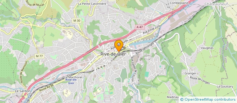 localisation de l'entreprise IME INFO MATIC EUROPE à RIVE-DE-GIER
