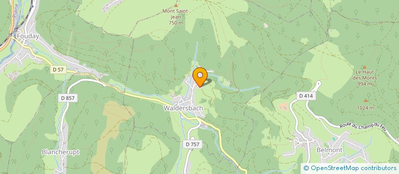 localisation de l'entreprise IME INSTALLATION MATERIEL EXTERIEUR SARL  SAULXURES