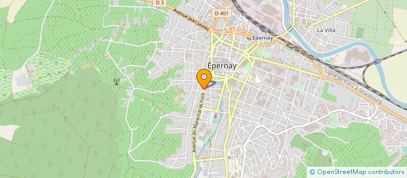 localisation de l'entreprise IME SPFST à EPERNAY