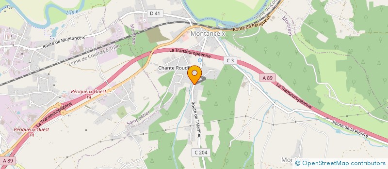 localisation de l'entreprise IMEADE  MONTREM