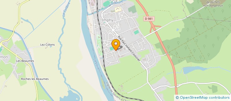 localisation de l'entreprise IMEC  IMPHY