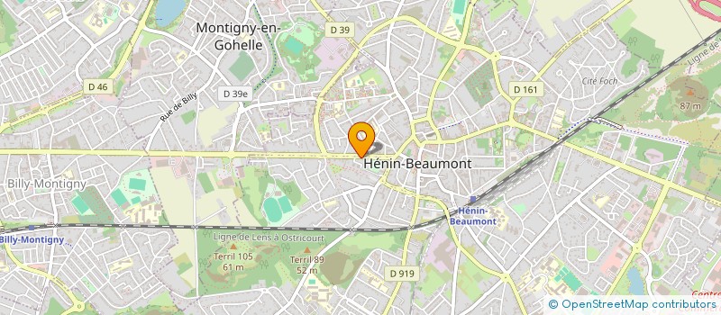 localisation de l'entreprise IMED à HENIN-BEAUMONT