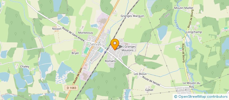 localisation de l'entreprise IMEDIA 01  SERVAS