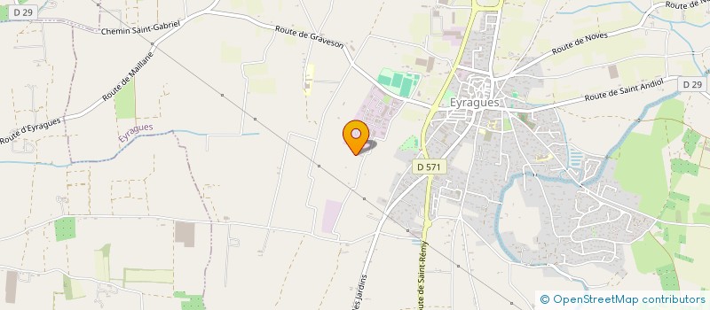 localisation de l'entreprise IMEDIA  EYRAGUES