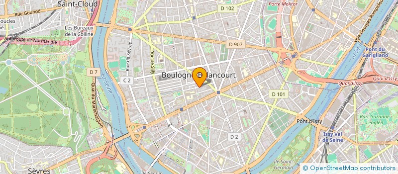 localisation de l'entreprise IMEDIA 4U à BOULOGNE-BILLANCOURT