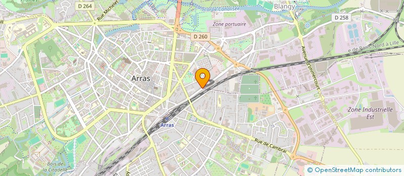 localisation de l'entreprise IMEDIA à ARRAS
