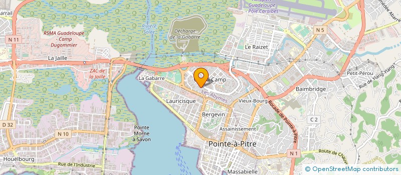 localisation de l'entreprise IMEDIA KREOLE CONSULTING à LES ABYMES
