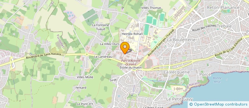 localisation de l'entreprise IMEDIAGIN'ART TRANSMEDIA  SAINT-NAZAIRE