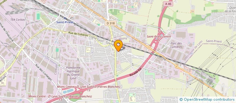 localisation de l'entreprise IMEDWAY  MIONS