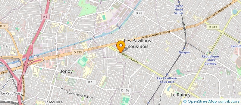 localisation de l'entreprise IMEGB à LES PAVILLONS-SOUS-BOIS