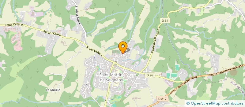 localisation de l'entreprise IMEGON  SAINT-MARTIN-DE-SEIGNANX