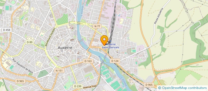 localisation de l'entreprise IMEJ à AUXERRE