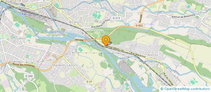 localisation de l'entreprise IMEL IMMO  BIZANOS