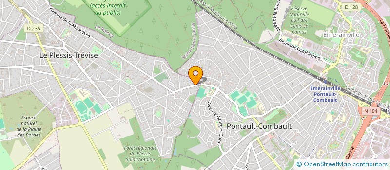 localisation de l'entreprise IMEN à LE PLESSIS-TREVISE