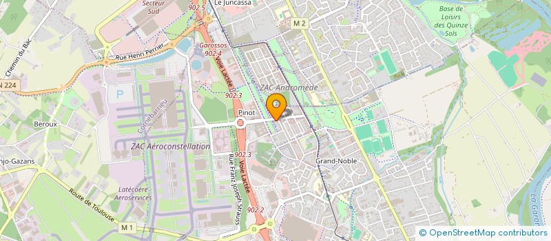 localisation de l'entreprise IMEN à BLAGNAC