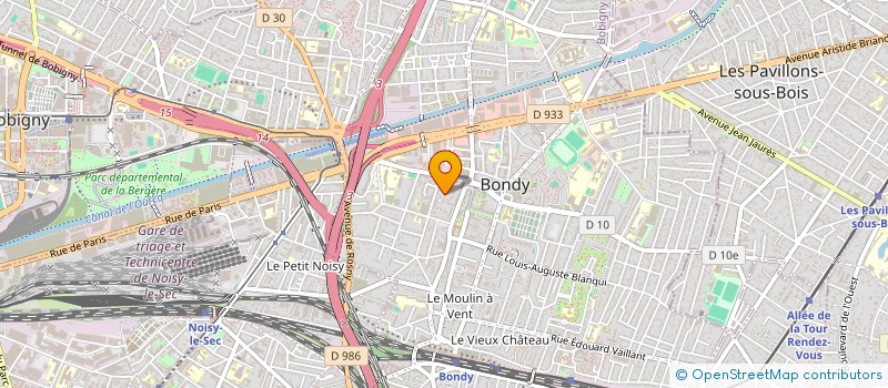 localisation de l'entreprise IMEN TRADING  BONDY