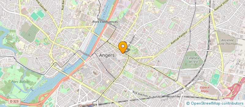 localisation de l'entreprise IMENA BEAUTE à ANGERS