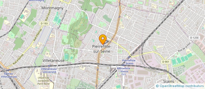localisation de l'entreprise IMENE à PIERREFITTE-SUR-SEINE