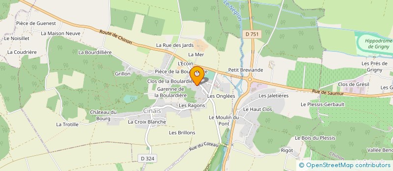 localisation de l'entreprise IMENITOV.FR  CINAIS