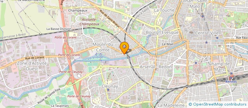 localisation de l'entreprise IMEO  RENNES