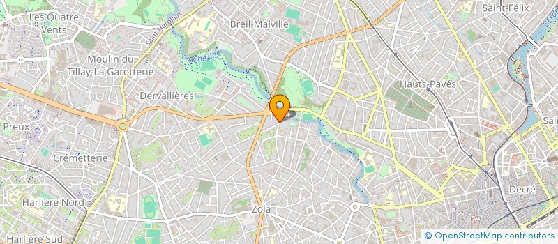 localisation de l'entreprise IMEO CONSEILS à NANTES