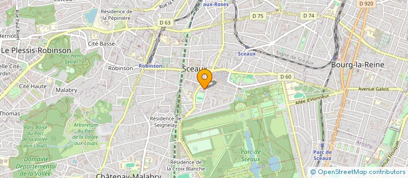 localisation de l'entreprise IMEON à SCEAUX