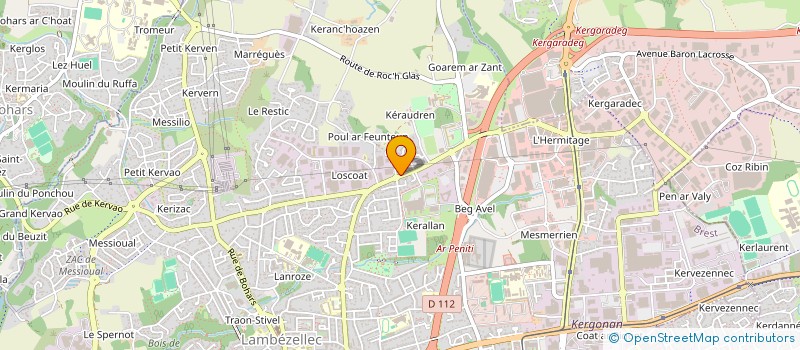 localisation de l'entreprise IMEON ENERGY à BREST