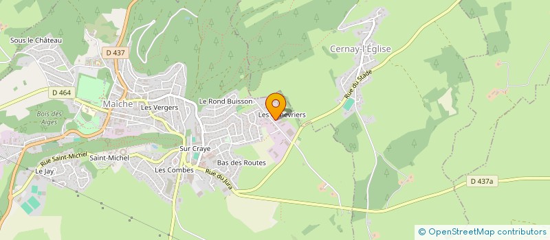 localisation de l'entreprise IMEOTEC  MAICHE