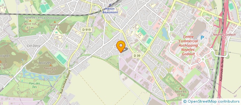 localisation de l'entreprise IMEPAT à HENIN-BEAUMONT