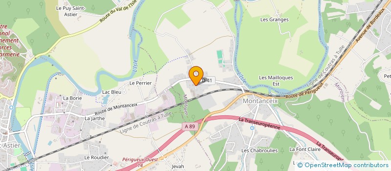 localisation de l'entreprise IMEPSA MONTREM à MONTREM