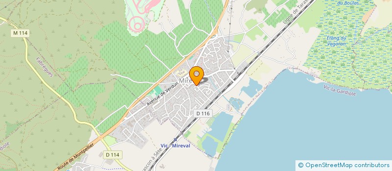 localisation de l'entreprise IMERCAM à FRONTIGNAN