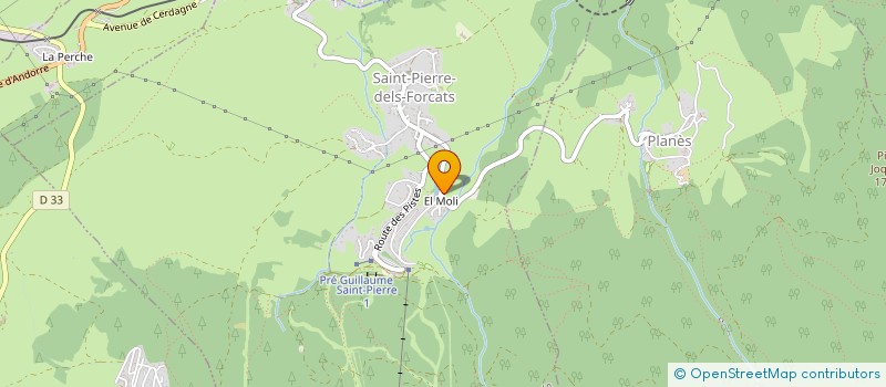 localisation de l'entreprise IMERESE REMY  SAINT-PIERRE-DELS-FORCATS