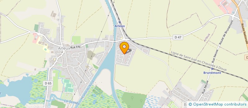 localisation de l'entreprise IMERINA  ARLEUX