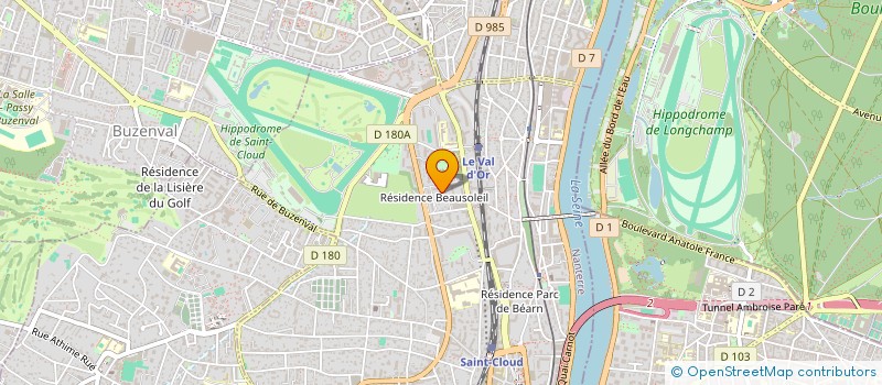 localisation de l'entreprise IMERYS CONSULTING à SAINT-CLOUD