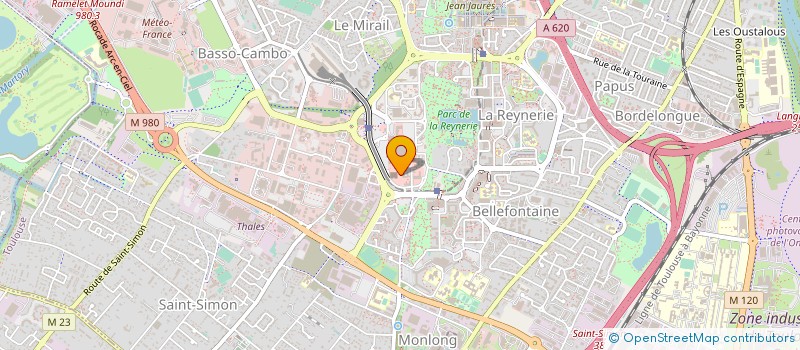 localisation de l'entreprise IMERYS TALC EUROPE  TOULOUSE