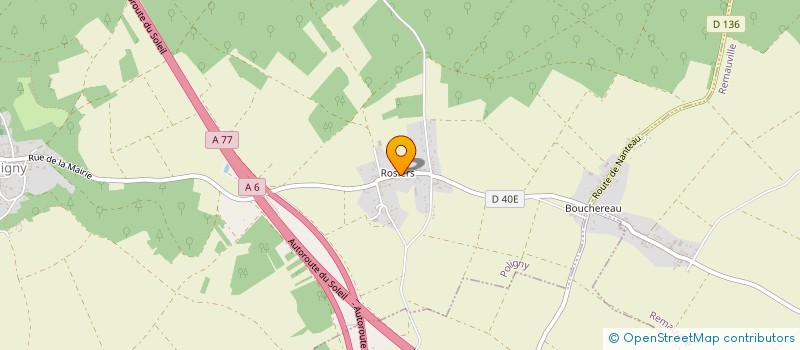 localisation de l'entreprise IMES TELECOM à POLIGNY