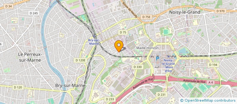 localisation de l'entreprise IMESMOUDEN IMMOBILIER  BRY-SUR-MARNE