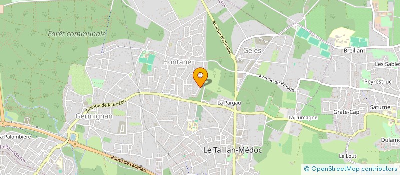 localisation de l'entreprise IMESPACE  LE TAILLAN-MEDOC
