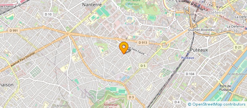 localisation de l'entreprise IMEX à NANTERRE