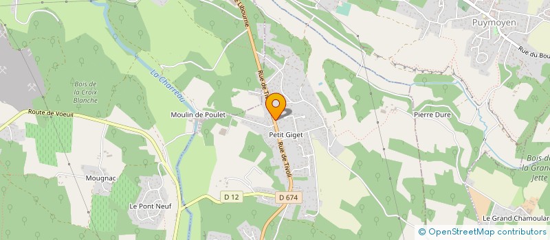 localisation de l'entreprise IMEX à VŒUIL-ET-GIGET