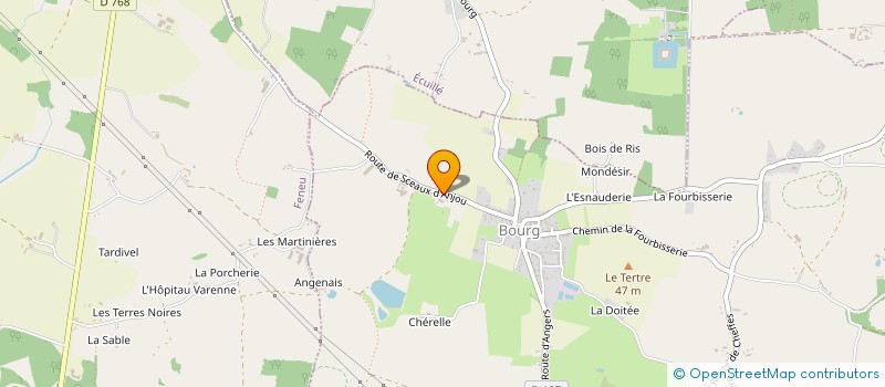 localisation de l'entreprise IMEX  SOULAIRE-ET-BOURG